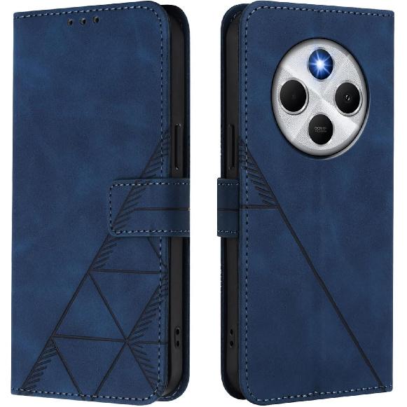 

Флип-кейс для Redmi 14C 4G / A4 / 14R из искусственной кожи, кошелек-кобура с держателем для карт, подставкой, магнитной застежкой, противоударная обложка-фолио для чёрный