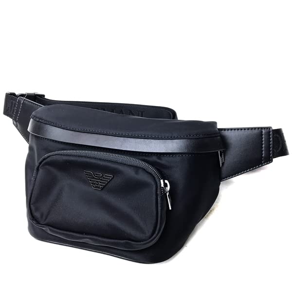 

EMPORIO ARMANI Нейлоновая сумка-слинг/Поясная сумка/Сумка на ремень, Черный, Y4O238-Y139J-80001 [Б/у]