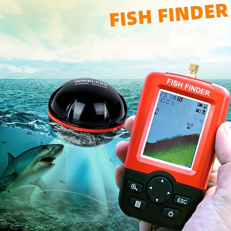 Advanced USB Rechargeable Fish Finder Sounder Sonar Depth Finder for Sea and Freshwater Fishing
