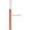 Hilitand Leather Dye Pen, DIY Leather Top Paint Roller 160mm / 6.3inch Craft Oil Pen Applicator Leather Craft Tool (Brown)