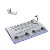 Vertical Stand for Console with Controller Charging Dock Light Headphone Holder & Cooling Fan Game Cartridge Slot