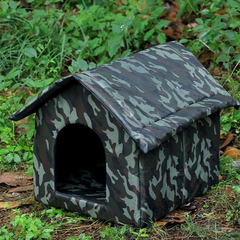 Insulated Warm Pet House For Cats And Small Dogs Outdoor Use Waterproof Rain Snow Protecting Easyly Clean