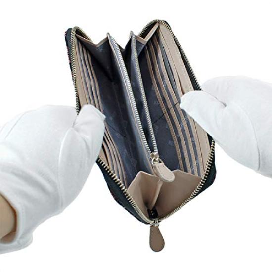 Portofel lung Indenya Inden Kaguwa Negru x Alb Roz Lac 8405