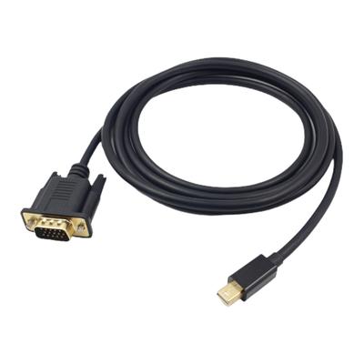 1.8M MIni Displayport To VGA Cable Adapter 1080P DP To VGA Adapter HDTV Display Compatible for