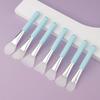 Slant Tail Rod Soft Head Silicone Mask Brush Hydrotherapy Application Mud Film Face Application Silicone Beauty Salon Film Adjustment Brush