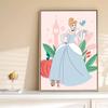 DIY Diamond Painting Cinderella and The Prince Cross Stitch Kit Mosaic Art Diamond Painting Full Circle Diamond Home Decoration