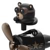 Rotating Pilot Bear Car Air Fresheners Vent Clip Ornaments Perfume Airplane Fragrance Diffuser Aroma Decorations Accessories Men