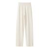 100% Pure Cashmere Autumn/Winter 2025 High-Waist Knitted Wide-Leg Pants for Women - Slimming, Versatile, Floor-Length