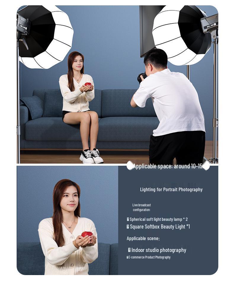 BKL300W Live Broadcast Fill & Beauty Soft Light for Photography
