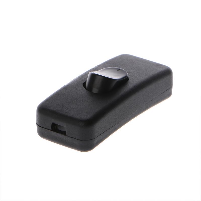 1x Unverisal 250V 6A Inline Lighting Lamp ON//OFF Rocker Switch For 2-Core Cable