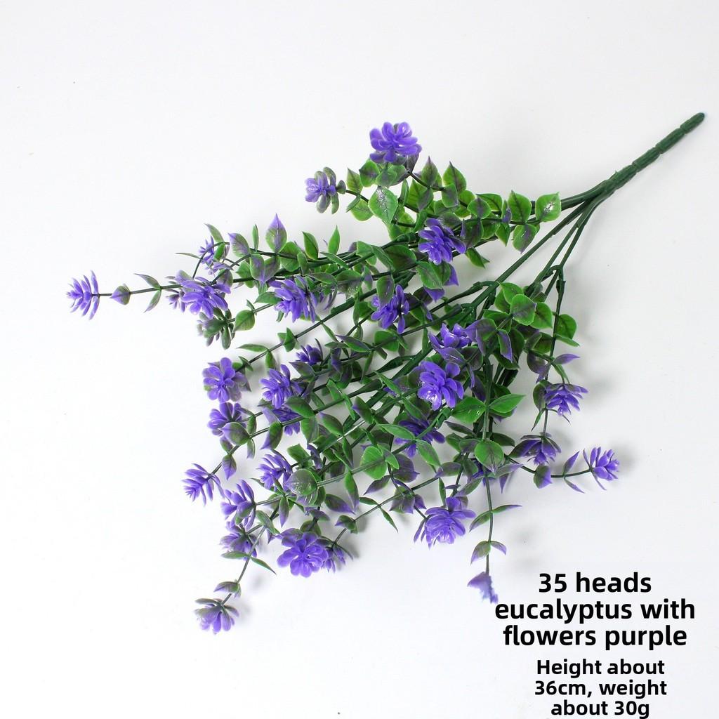 Robusta Artificial Eucalyptus Belt Faux Camellia Flowers Used For Outdoor Decor