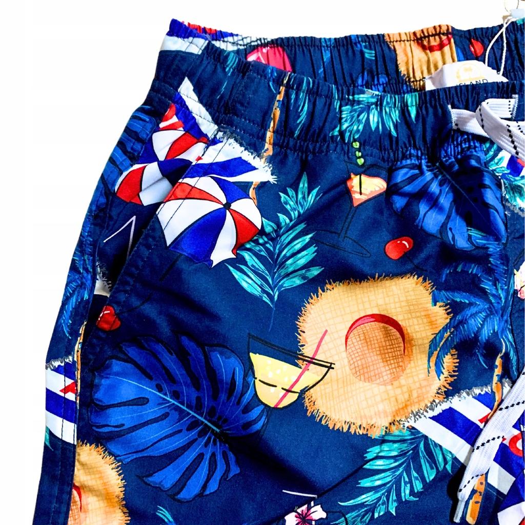 Beach Shorts Youth Hawaiian Shorts Mesh Swim Trunks Slim M