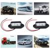 2Pcs 12V-24V LED License Plate Light Waterproof Side Lamp Step Bulbs Tail Lamp  Van Installation
