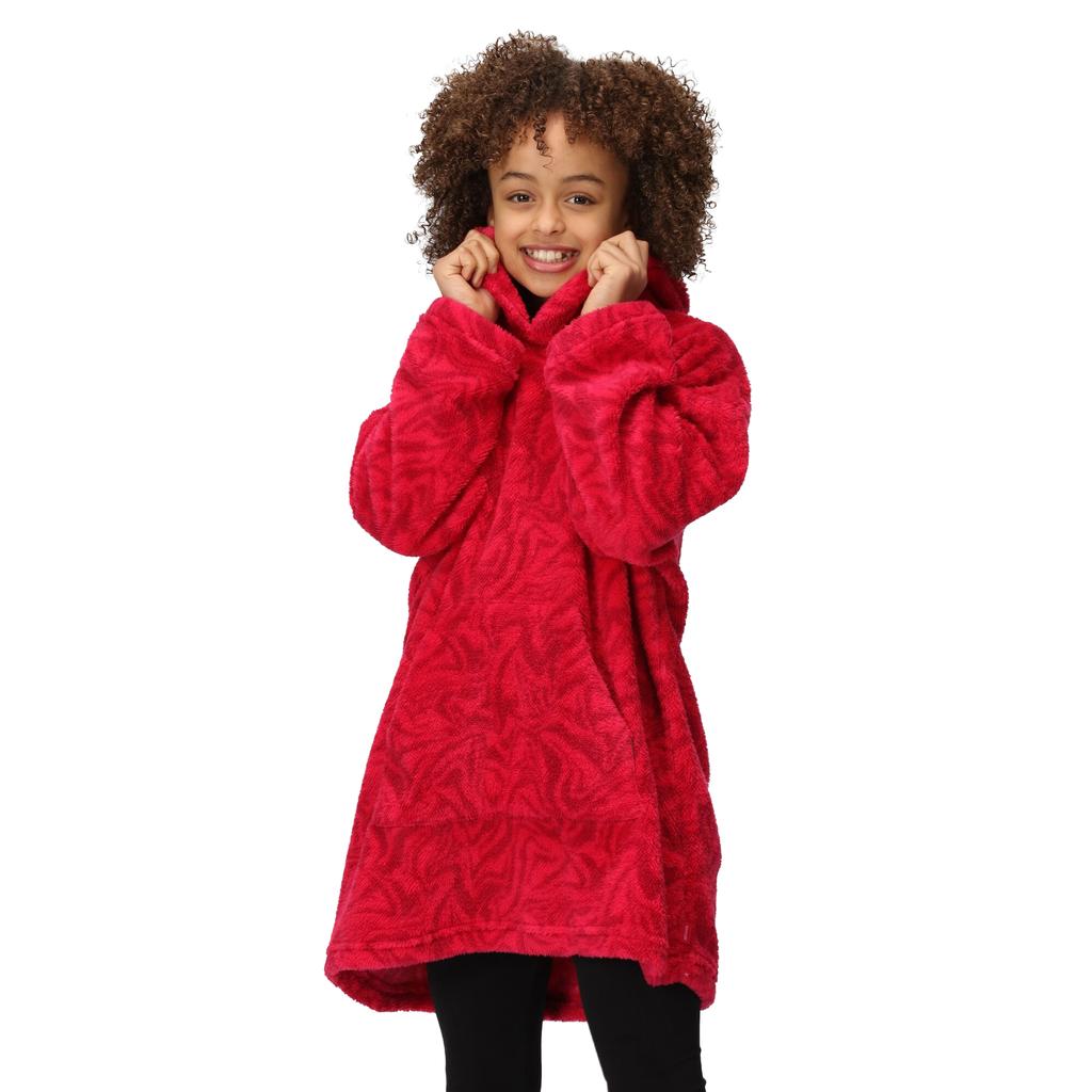 Regatta Childrens/Kids Cozy Zebra Print Poncho