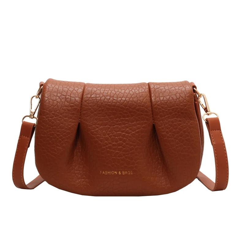 Fashion Luxury Designer Crossbody Bags high Quality Pu Leather Soft Messenger Bags for Ladies Unique Mini Retro Women's Bag