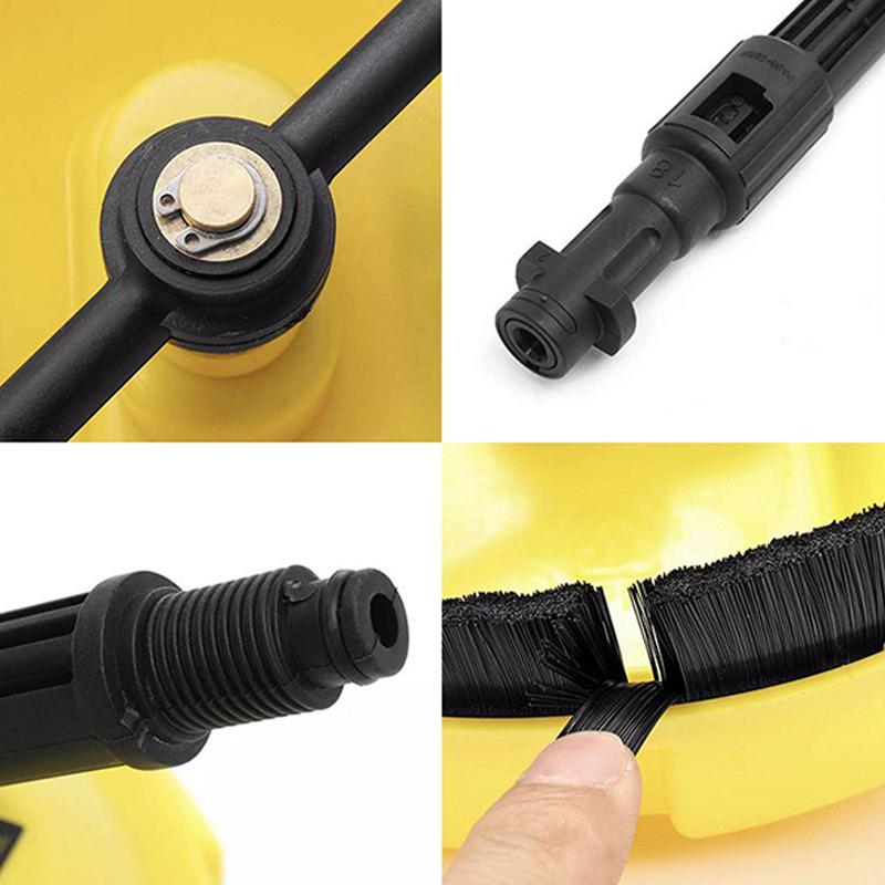 Pressure Washer Brush Power Washer Scrubber with Handle Rotary Surface Cleaner Multi-purpose Household Clean Tool for Car Floor