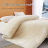 Wool Mattress Pad: Thick Lambswool Blanket for Winter Bedding