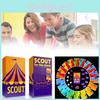 Entertaining Multilingual Tabletop Game Featuring Unique Scout Punishment Cards