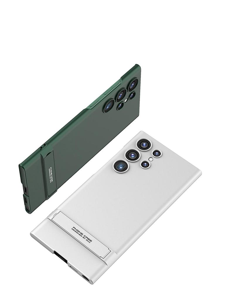 Samsung S24 Ultra Phone Case with Adjustable Triumph Stand, Ultra-Thin, Solid Color, Anti-Drop Protection