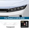 Premium High-Gloss Smoke Black TPU Car Headlight Protection Film for Exeed LX 2019-2026 Pre-Cut PPF Anti-Scratch Vinyl Kit