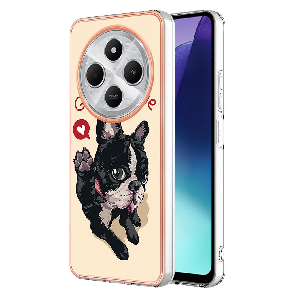 For Xiaomi Redmi 14R 5G/Xiaomi Poco C75 4G/Xiaomi Redmi 14C 4G Case IMD-D Pattern Printing 2.0mm TPU Phone Back Cover