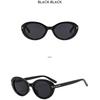 Women's sunglasses, fashionable T-shaped oval sunglasses