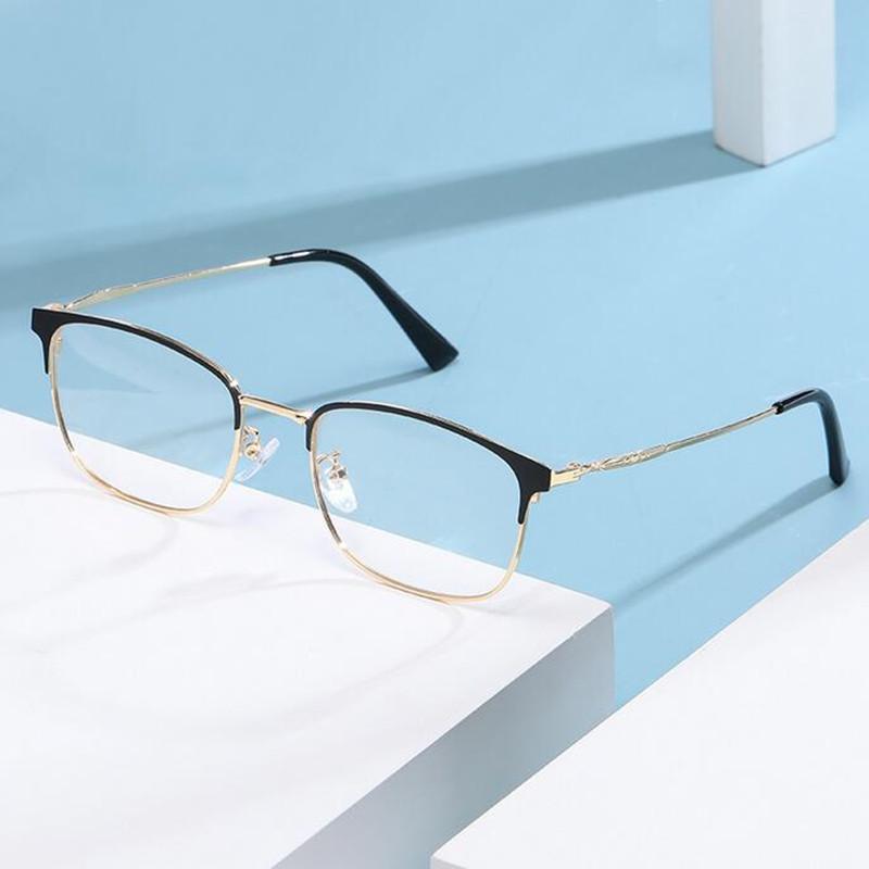 Square Photochromic Grey &Anti Blue Ray Glasses ,Women Sunglasses Men 'S Blue Rays Blocking Eyeglass For Computer