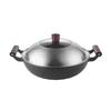 Jill May Whirlwind 32CM Wok z żeliwa z podwójnym uchwytem
