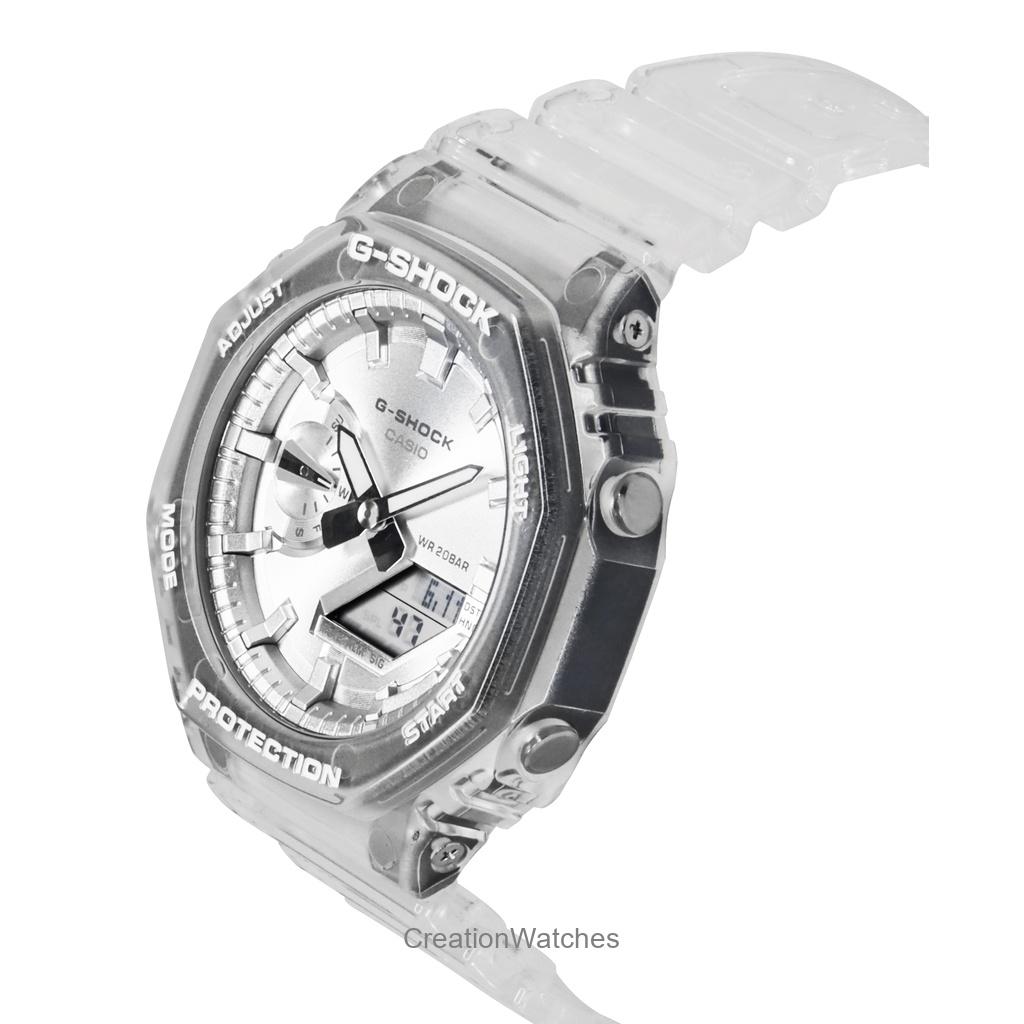 Casio G-Shock Analog Digital Resin Strap Grey Dial Quartz GA-2100BM-7A8 200M Unisex Watch