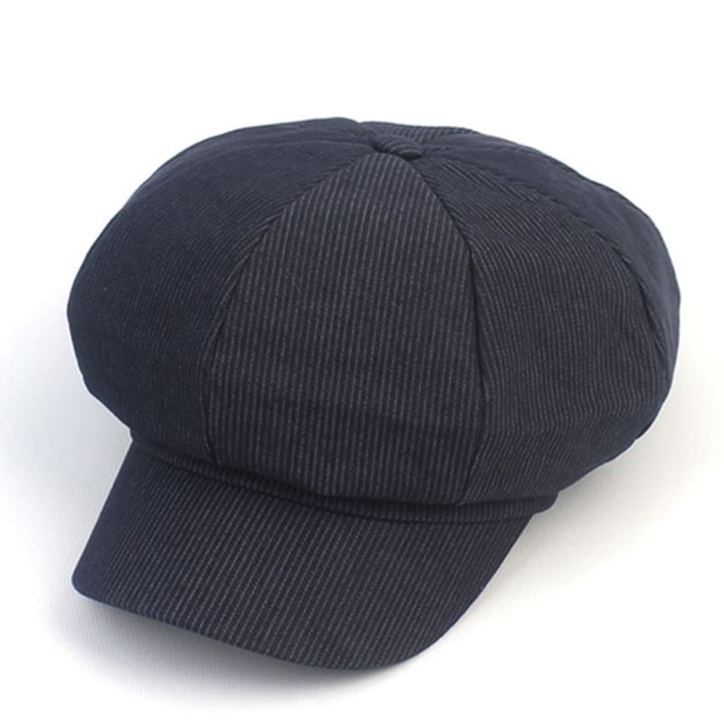 

Universal chemistry Stripe Navy Belted Newsboy Cap FREE