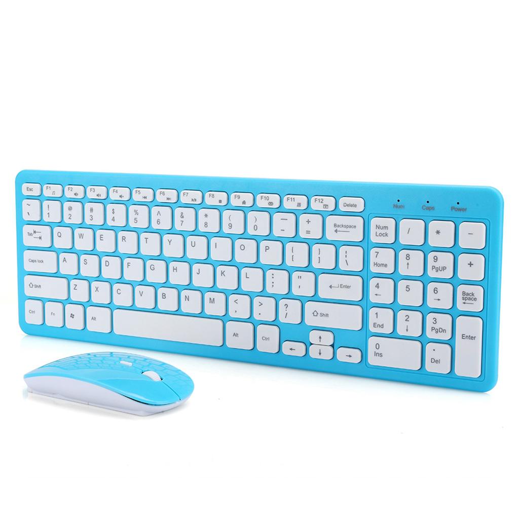 Wireless Mouse Keyboard Set Gaming for Notebook Computer 3‑Speed Receiver