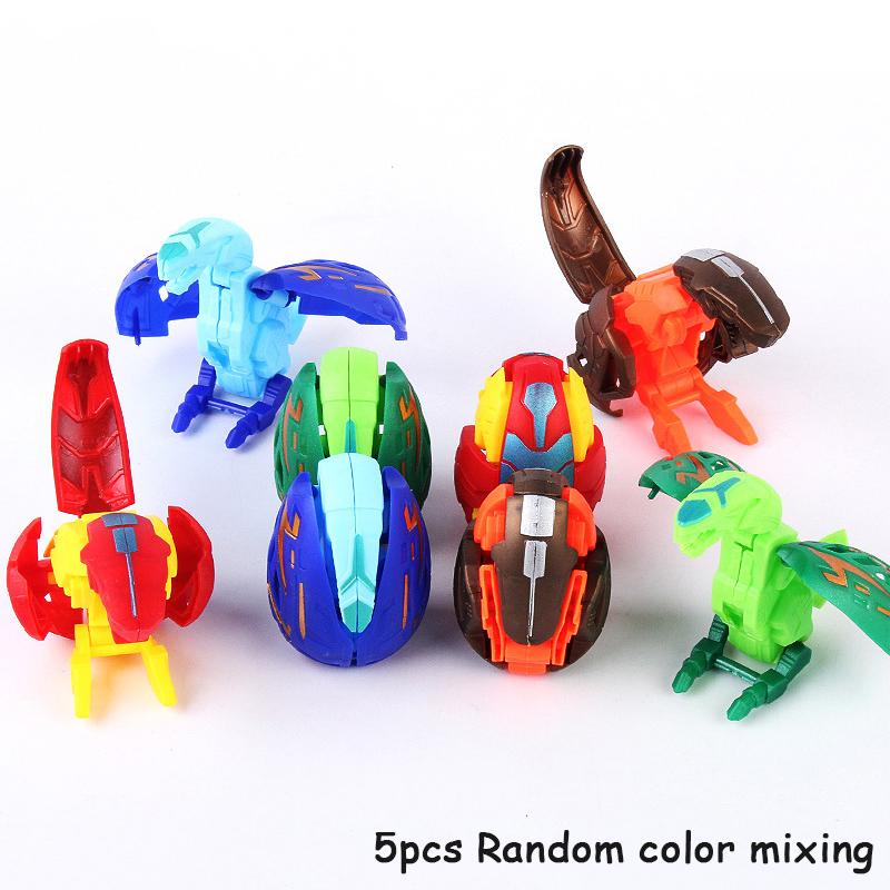 5PCS/Set Dinosaur Robot Transformation Dinosaur Egg Requires Manual Deformation Favorite For Creative Party Gifts