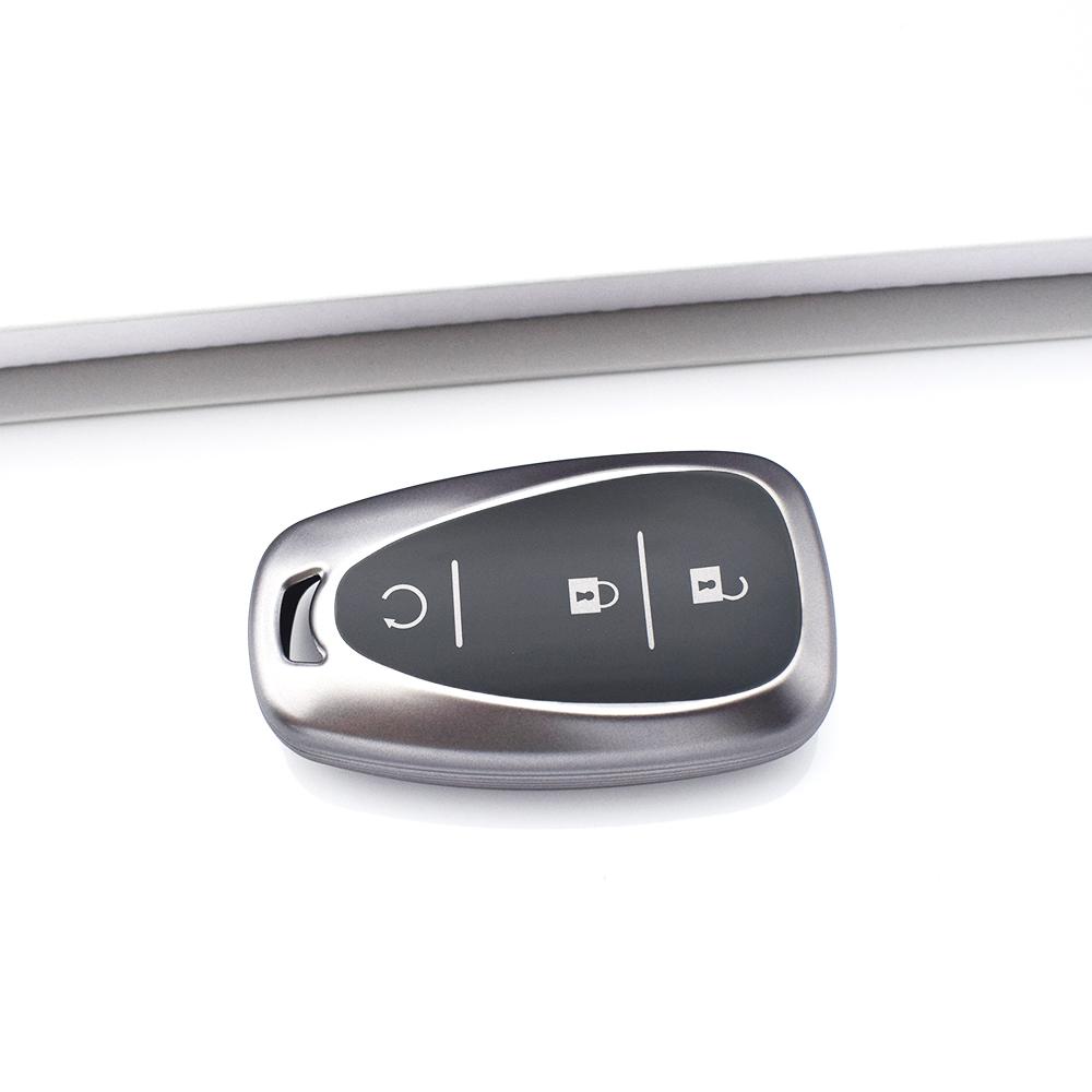 Soft TPU Car Key Case Cover Fob Shell Holder For Chevrolet Cruze Spark Sonic Camaro Volt Bolt Trax Malibu Accessories