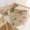 Universal Crib Bumper Soft Guard Breathable for Baby Crib Cotton Padding Crib Side Playpen Side Bed