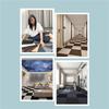4mm Thickened Self-adsorption Splicing Non-slip Carpet Office Living Room Bedroom Waterproof Wear-resistant Floor Mat Home Decor