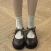 Fashion Vintage Spring Autumn Women Mary Jane Shoes Fashion Shallow Slip On Flats Ladies Concise Round Toe College Style Shoes