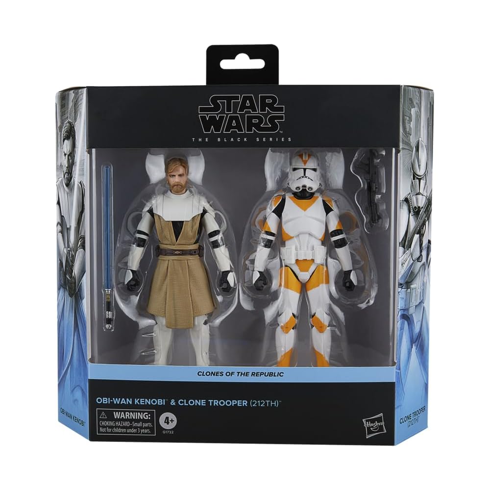 

Hasbro Star Wars Black Series Obi-Wan Kenobi & Clone Trooper 2-Pack 15 cm Action Figures