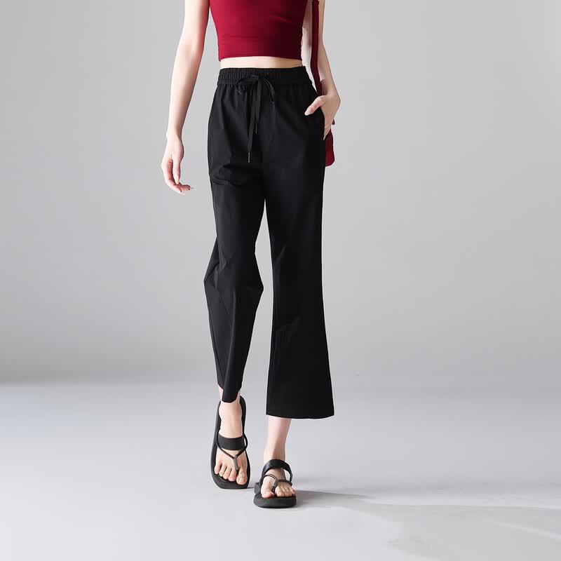 SOFSIL Women s 2026 Summer Casual Flared Cropped Pants 30/XXL