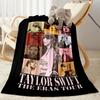 Taylor Swift: The Eras Tour Flannel Blanket-Soft and Suitable for Sofas,Beds,Offices,Travel,All Seasons,Great Gift for Holidays and Birthdays.