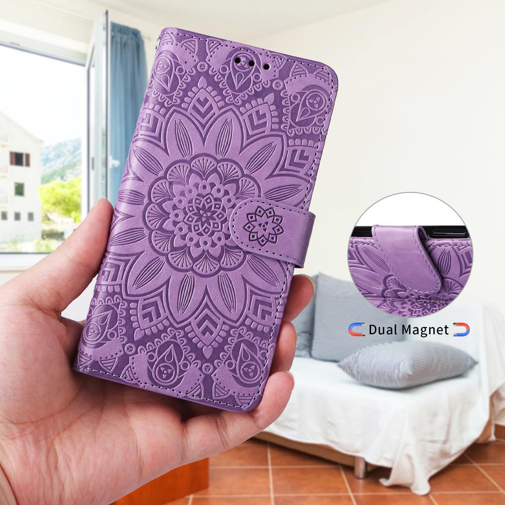 For Xiaomi 15 Ultra Case Sunflower Imprint Leather Wallet Phone Cover