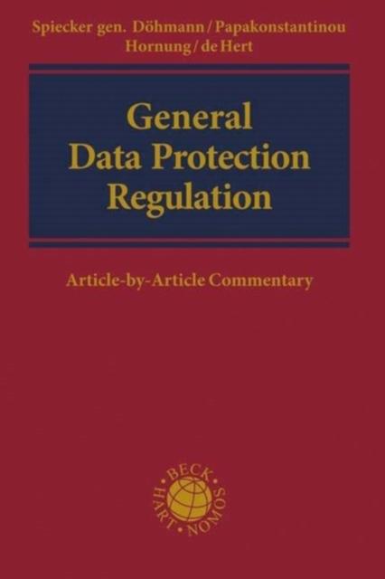 Kniha General Data Protection Regulation : Article-by-Article Commentary