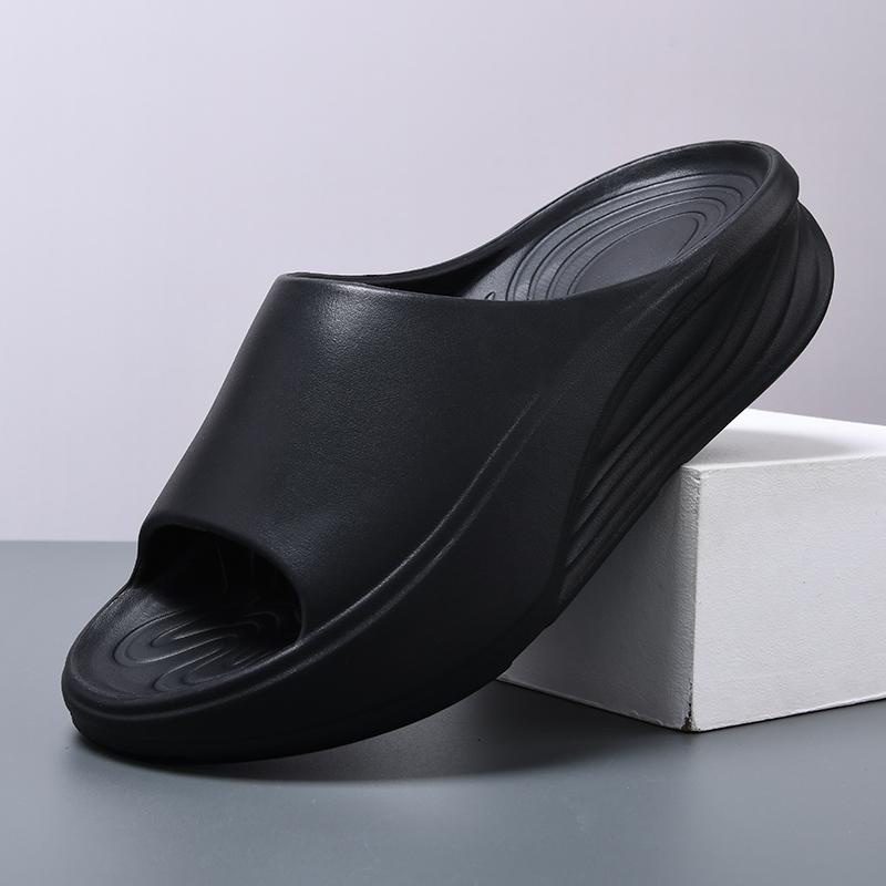 Summer Outdoor Men's Shoe Platform Lightweight Beach Anti Slip Water Play Slippers Home Indoor Waterproof Slippers