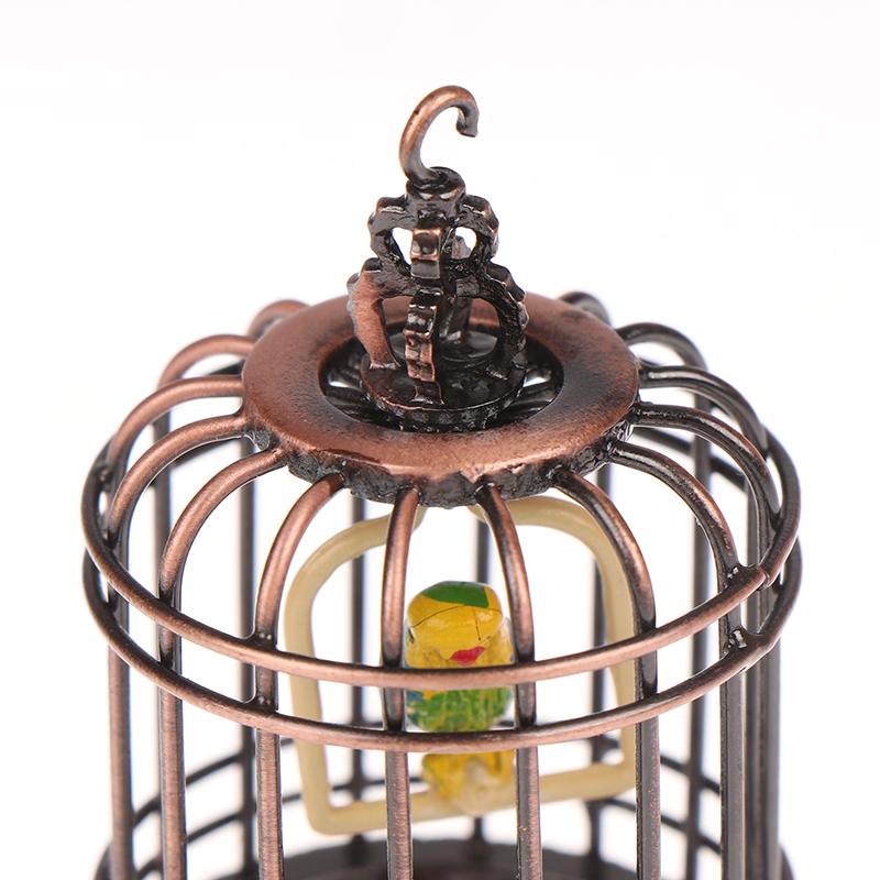 1:12 Dollhouse Miniture Furniture Bird Cage For Dollhouse Decor Accessories