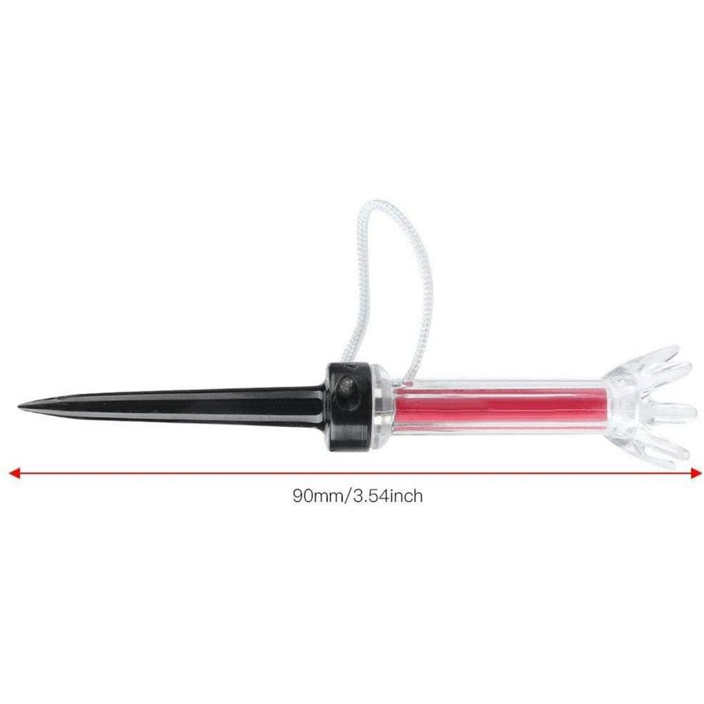 Golf Tee, 5Pcs 90mm/79mm Durable Flexible Magnetic Plastic Golf Tee Training Practice Tool Accessory