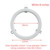 Led Downlight Spotlight Brackets Light Stand Adapters Lamp Shade Rings Hole Enlarge White Outer Frames Cut Out Remedial Circles