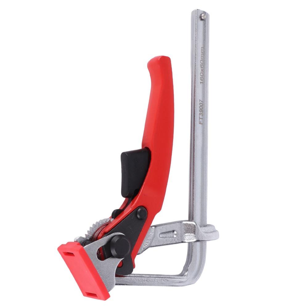 Heavy Duty Mechanism Ratcheting Table Clamp 540lb Clamping Force Ratchet Bar Clamp For Workbench