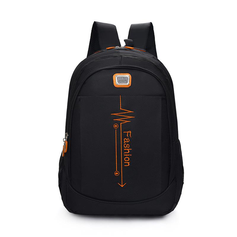 Simple outdoor backpack men's leisure business trip laptop bag commuting light large capacity backpack