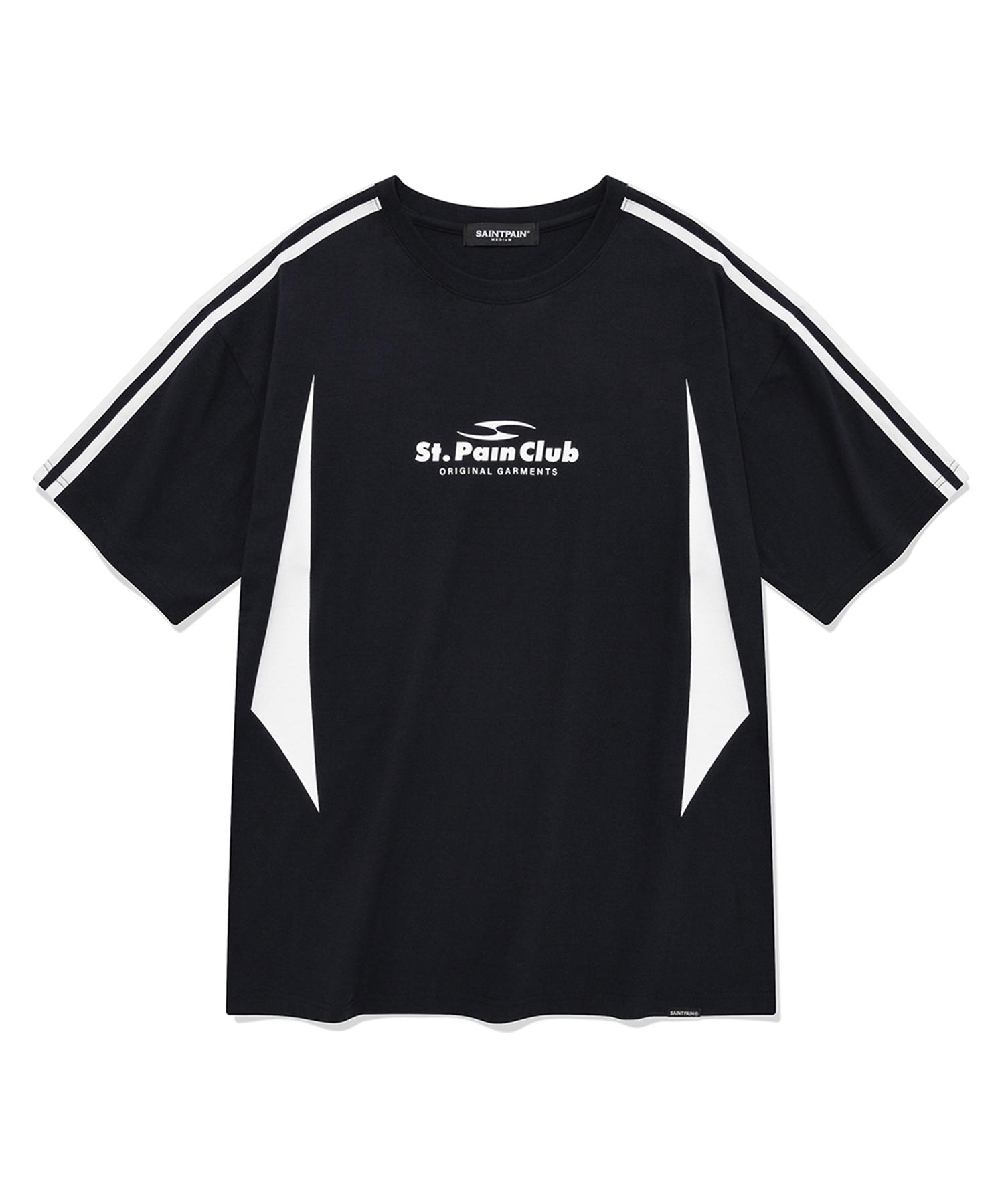 Saint Pain Sp Circle Logo Emblem Line T-Shirt - Navy Navy/L