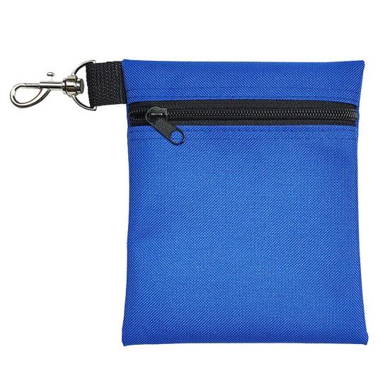 

Сумка-переноска для гольф-мячей с карабином-лобстером, портативный держатель для гольф-ти, на молнии, поясной держатель для 7 стандартных гольф-мячей синий