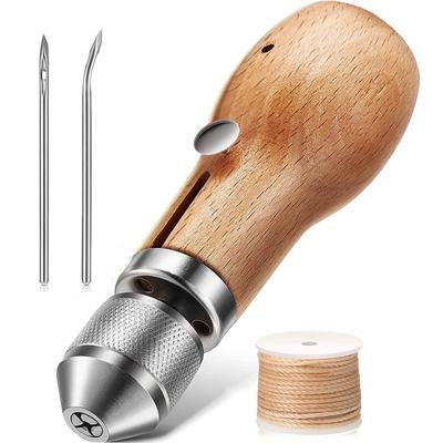 Leather Sail Canvas Speedy Stitcher Professional DIY Sewing Awl Repair Tool Kit Leather Craft Supplies